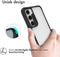 iMoshion Hoesje Geschikt voor Samsung Galaxy S23 Hoesje - iMoshion Rugged Hybrid Case - Zwart / Transparant