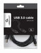 Gembird CCP-USB2-AMCM-10 - USB 2.0 type-A naar USB type-C kabel - 300 cm - Zwart