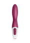 Satisfyer, Bluetooth G-spot vibrator, Big Heat, 22,5 cm, met app, met warmtefunctie, gemaakt van siliconen