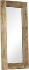vidaXL - Spiegel - 50x110 - cm - massief - mangohout