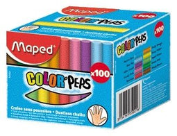 Maped - Schoolbordkrijt maped color'peps ds 100st assorti