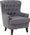 Fauteuil VIBORG II Stof Donkergrijs