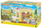 Sylvanian Families 5744 - Regenboogbabybus - Driedekker kinderdagverblijfbus - Geel