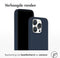 Accezz Liquid Silicone Backcover iPhone 15 Pro - Schokabsorberend - Donkerblauw