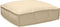 vidaXL - Ligbedkussen - Beige - 50x50x12 - cm - Oxfordstof