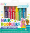 Ooly - Hair Doodlers - Haarkrijt - 6 Gekleurde haarkrijtjes - Makkelijk uitwasbaar