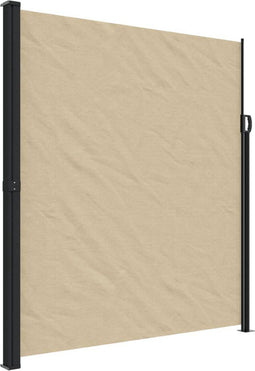 vidaXL - Windscherm - uittrekbaar - 220x600 - cm - beige