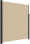 vidaXL - Windscherm - uittrekbaar - 220x600 - cm - beige