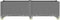 vidaXL - Plantenbak - met - wielen - 160x50x54 - cm - polypropeen - lichtgrijs