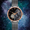 CELESTE 302F789 - Dameshorloge - Automatisch - Antracietgrijs Roze Goud