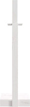 vidaXL - Houtblokhouder - 33,5x30x110 - cm - massief - grenenhout - wit