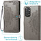 imoshion Hoesje Geschikt voor Xiaomi Redmi Note 11 (4G) / Redmi Note 11S (4G) Hoesje Met Pasjeshouder - imoshion Mandala Bookcase - Grijs