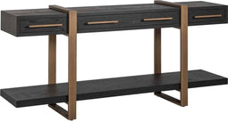 Richmond Dressoir Cambon 3-Laden Dark Coffee