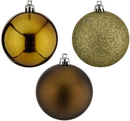 Set kerstballen Groen Plastic Ø 7 cm (24 Stuks)