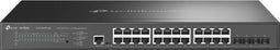 TP-Link Omada SG3428XPP-M2 - Managed Switch - 24x 2.5G Ethernet Poorten - 16x PoE+ (802.3at) en 8x PoE++ (802.3bt) - 500W PoE-budget