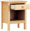 Nachtkastje Alexandra House Living Honing Ek Metaal Dennenhout 47 x 60 x 35 cm 1 lade