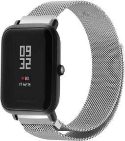 iMoshion Bandje Geschikt voor Amazfit GTS / BIP - iMoshion Milanese Watch bandje - Zilver