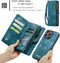 Caseme Geschikt voor iPhone 16 hoesje - Vintage 2 in 1 portemonnee - Blauw
