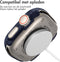 imoshion Screenprotector - Geschikt voor Apple Watch Ultra / Ultra 2 - 49mm - Full Cover Hard Case / Beschermend Hoesje - Donkerblauw