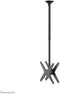 Neomounts FPMA-C340DBLACK - Plafondsteun - Full motion voor 2 schermen tot 75