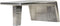 vidaXL - Salontafel - Aviator - vintage - luchtvaartstijl - aluminium
