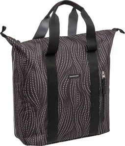 New Looxs Alma Kota - Enkele Fietstas - Afneembare Shopper met Rits - 24 Liter - Zwart