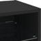 vidaXL - LED - TV - Kast - Zwart - Eiken - 30x28,5x30 - cm - Gelaagd - Hout
