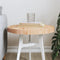 vidaXL - Tafelblad - rond - Ø40x3 - cm - massief - grenenhout