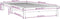 vidaXL - Bedframe - massief - grenenhout - wit - 90x190 - cm