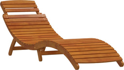 vidaXL - Ligstoelen - 2 - stuks - van - Massief - Acaciahout