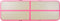 vidaXL - Gymnastiekmat - met - pomp - opblaasbaar - 700x100x10 - cm - PVC - roze