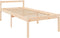 vidaXL - Seniorenbed - massief - grenenhout - 100x200 - cm