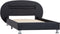 vidaXL - Bedframe - met - LED - kunstleer - zwart - 90x200 - cm
