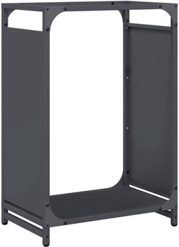 vidaXL - Brandhoutrek - 44x28x65 - cm - koudgewalst - staal - antracietkleurig