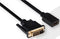 Club3D CAC-1211 - DVI-naar-HDMI Adapterkabel - UHD 3840 x 2160 bij 30 Hz - Zwart