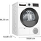 Bosch WQG241030 - Warmtepompdroger - A++ 9 kg AutoDry SensiDry - Krasje/deukje