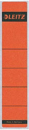 Leitz Zelfklevende Rugetiketten 1643 Formaat 38 X 190 Mm Kleur Rood
