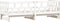 vidaXL - Slaapbank - met - onderschuifbed - 90x200 - cm - massief - grenenhout - wit