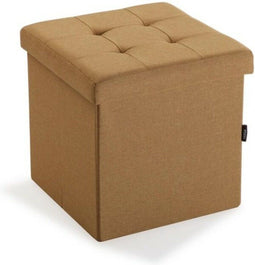 Verwijderbare poef Linnen Hout MDF (38 x 37,5 x 38 cm)