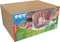 maxxpro Katten- en Hondenstoel - Roze - Verhoogd met Houten Poten - Fluweel Materiaal - 61.5 x 52 x 33 CM - Huisdieren tot 80 KG