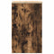 vidaXL - Garagekast - 30x51x85 - cm - massief - grenenhout - gerookt - eiken