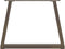 vidaXL - Eettafelpoten - 2 - st - V-vormig - 50x(42-43,3) - cm - staal - naturel