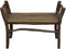 Decoratieve bank Pank - 80x30x64 - Antiek - Teak