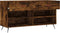 vidaXL - Schoenenbank - 102x35x55 - cm - bewerkt - hout - gerookt - eikenkleurig