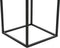Plantenbakkenset DKD Home Decor 33 x 33 x 67 cm Zwart Gouden Metaal Loft