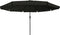 vidaXL - Tuinligbedschirm - ø395x245 - cm - Zwart