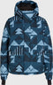 O'Neill Z.E.N. Puffer Hybrid - Ski jas dames 20K waterdicht - Blauw - maat M