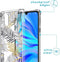 iMoshion Hoesje Geschikt voor Huawei P30 Lite Hoesje Met Koord - iMoshion Design Hoesje met Koord - Goud / Zwart / Transparant / Glamour Botanic
