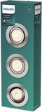 Philips Donegal - Inbouwspots - 3 Lichtpunten - Chroom