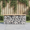 vidaXL - Tuinbank - schanskorfontwerp - 103x31,5x42 - cm - massief - grenenhout